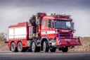 Special rescue vehicle under SCANIA chassis